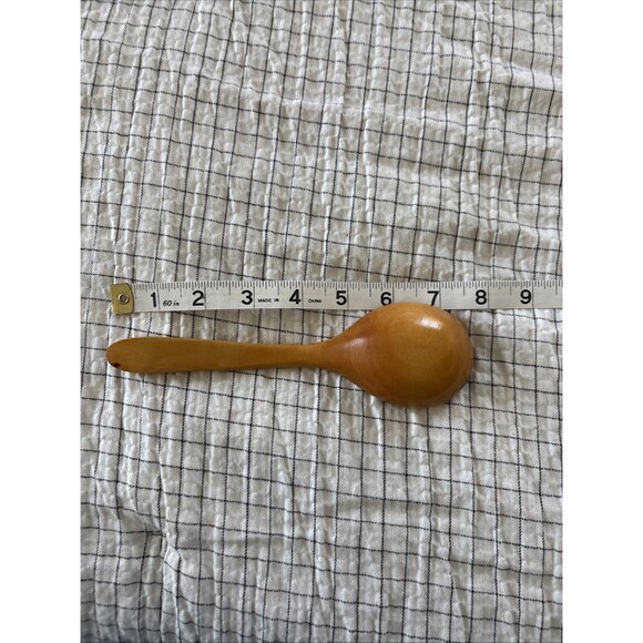 Hand Painted Wooden Spoon Eastern Europe Folk Art Design Decoration Vintage - Picture 6 of 6
